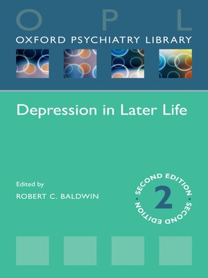 cover image of Depression in Later Life